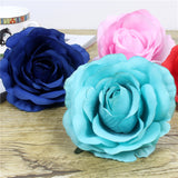Artificial Silk Rose Flower Heads - 11 pieces